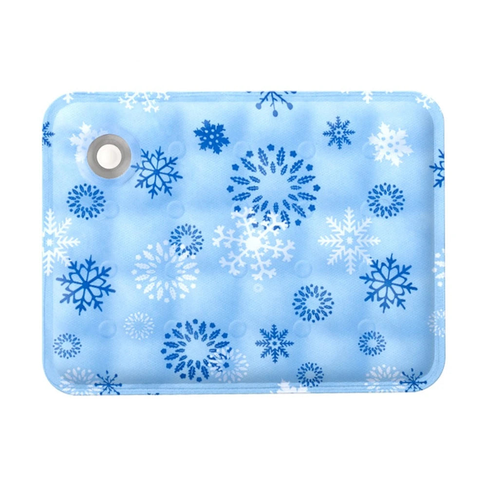 Self Activated Ice Gel Cooling Mat for Dogs & Cats.Reusable Washable Summer Pet Cooling Pad