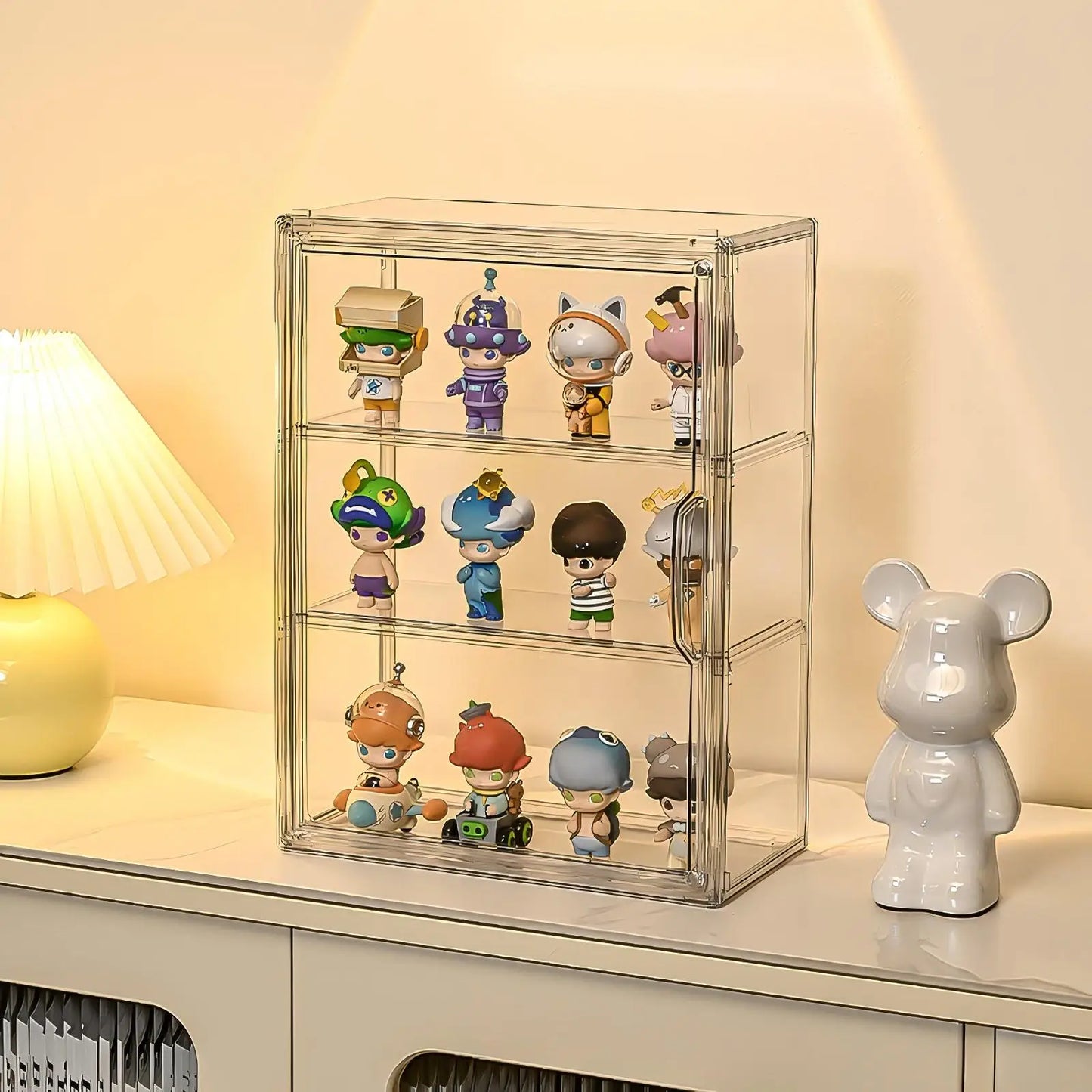 Blind Box Storage Display Box Transparent Doll Display Organizer Case For Figure Figurine Showcase Wall Mounted Collectibles Box