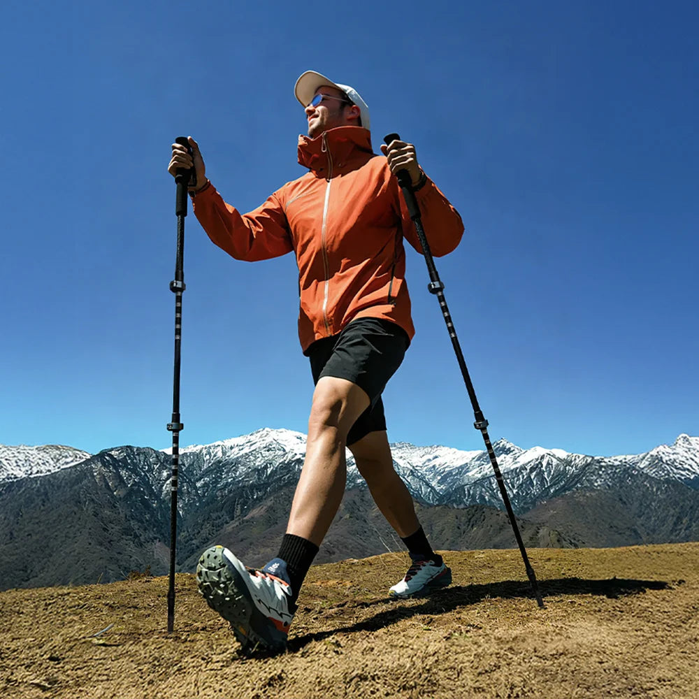 Adjustable Aluminum Trekking Poles – Lightweight Hiking Sticks for Backpacking, Camping & Trail Walking
