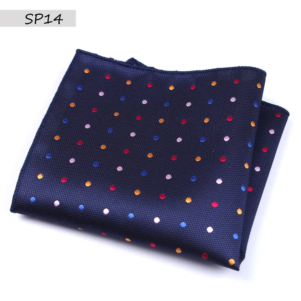 Men’s Designer Pocket Square Handkerchief Set. Elegant Suit Accessories