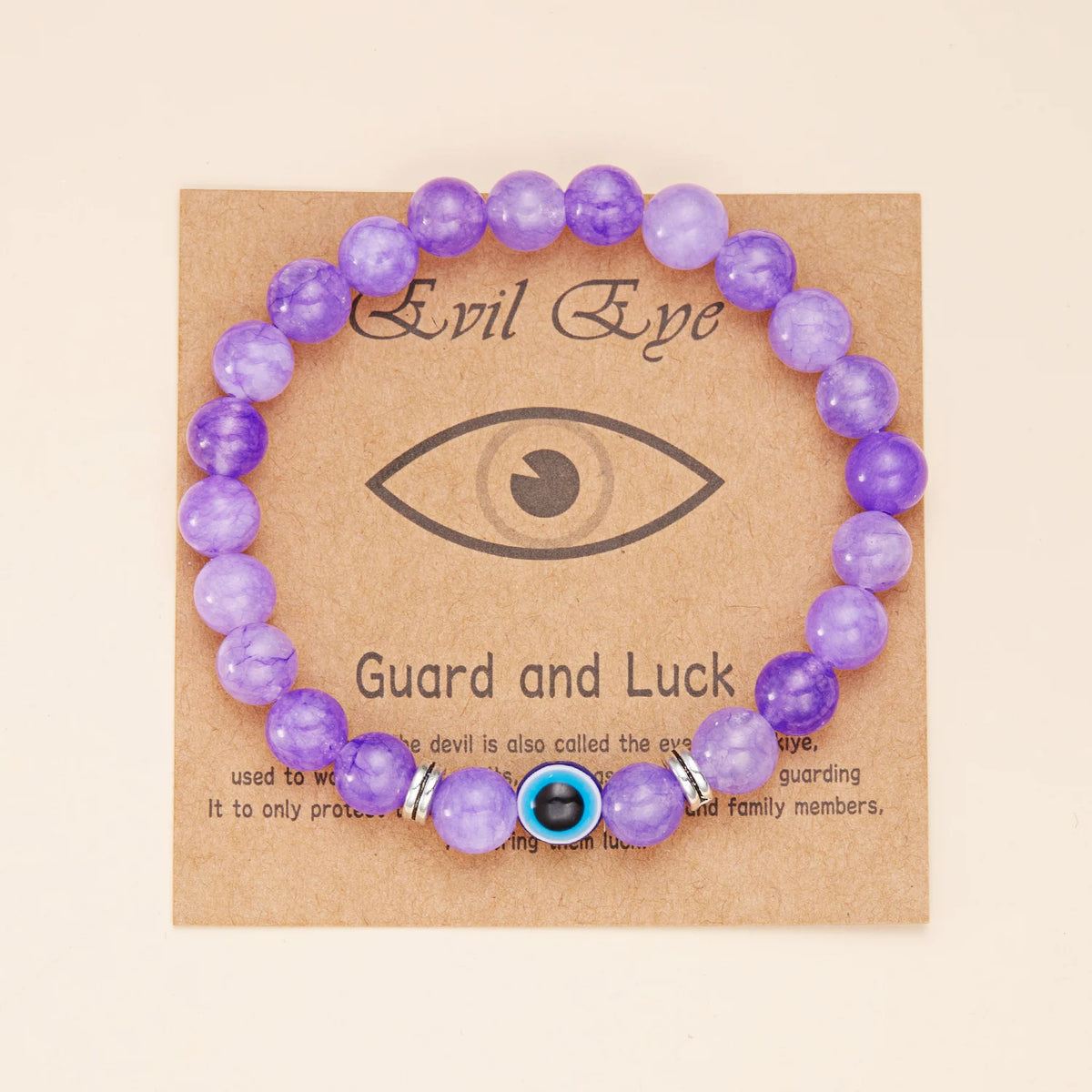 Evil Eye Beaded Bracelet  Multicolor Options