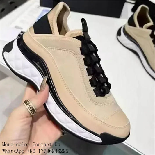 NEW 24S Camellia Men Women Comfortable Dress Shoes White Black Genuine Casual Leather Breathable Ladies Low Outdoor Sports