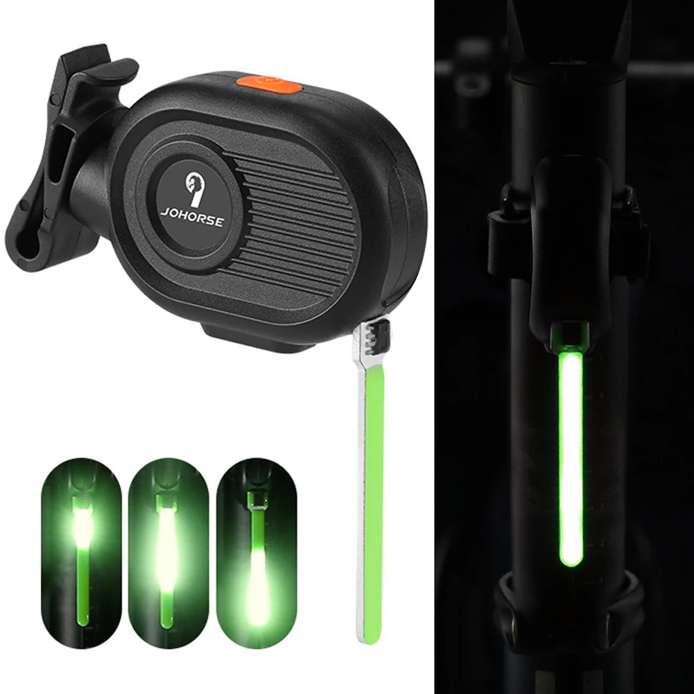 Bicycle Rear Light Running Water Pilot Lights Bicycle Taillights Night Riding Lights Safety Warning Lights Bike