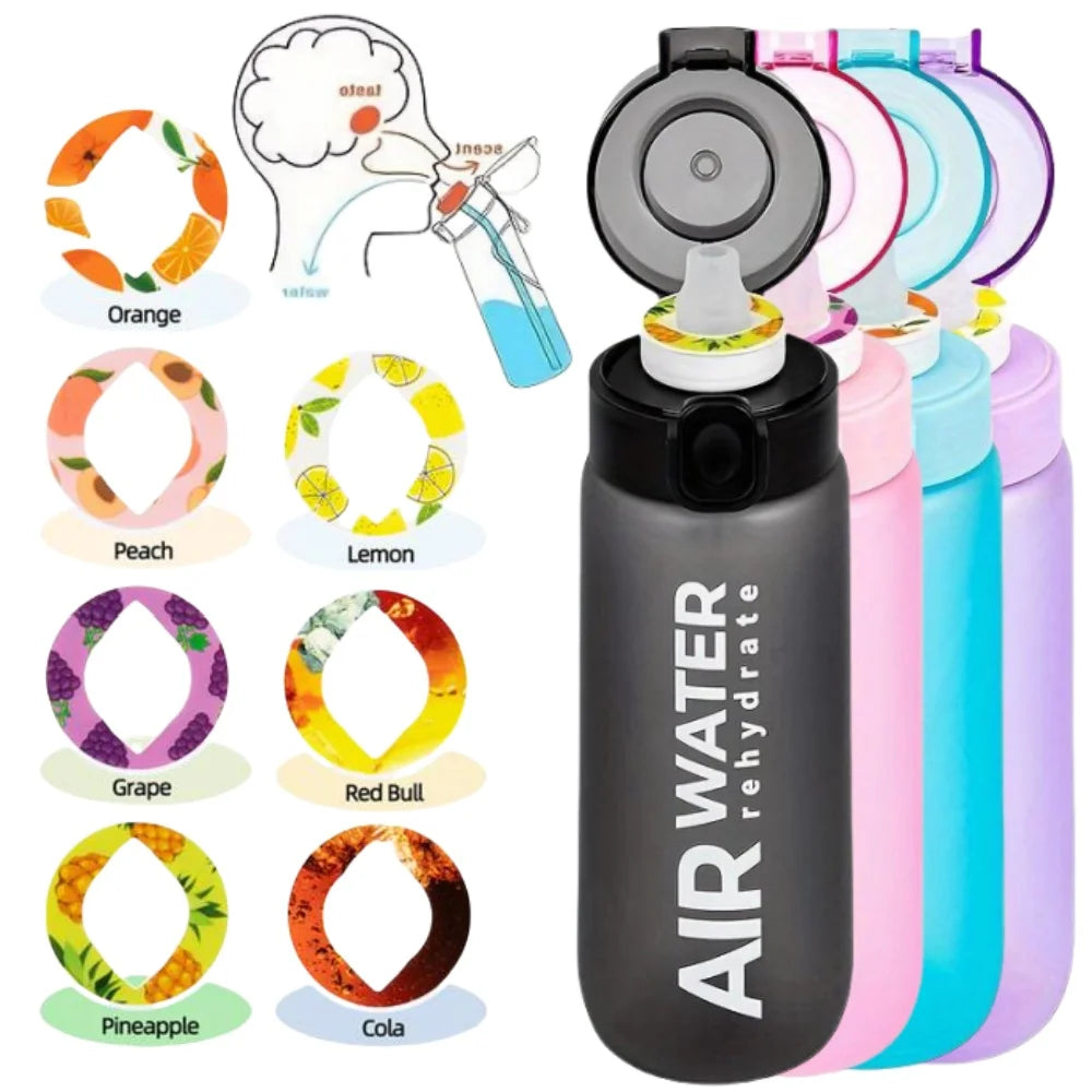 50ml Fruit Flavor Water Bottle .Sugar-Free Hydration Sports Bottle with Flavor Pods  Description: