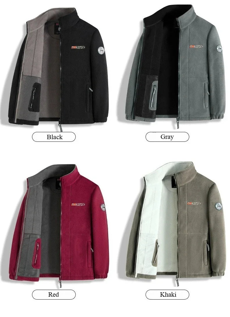 Title: Men’s Polar Fleece Outdoor Winter Jacket