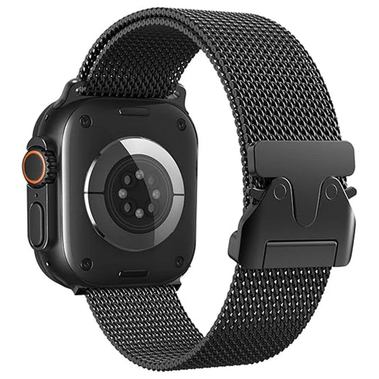Milanese Magnetic Loop Band for Apple Watch . Stainless Steel Mesh Strap Compatible with 38mm–49mm Models