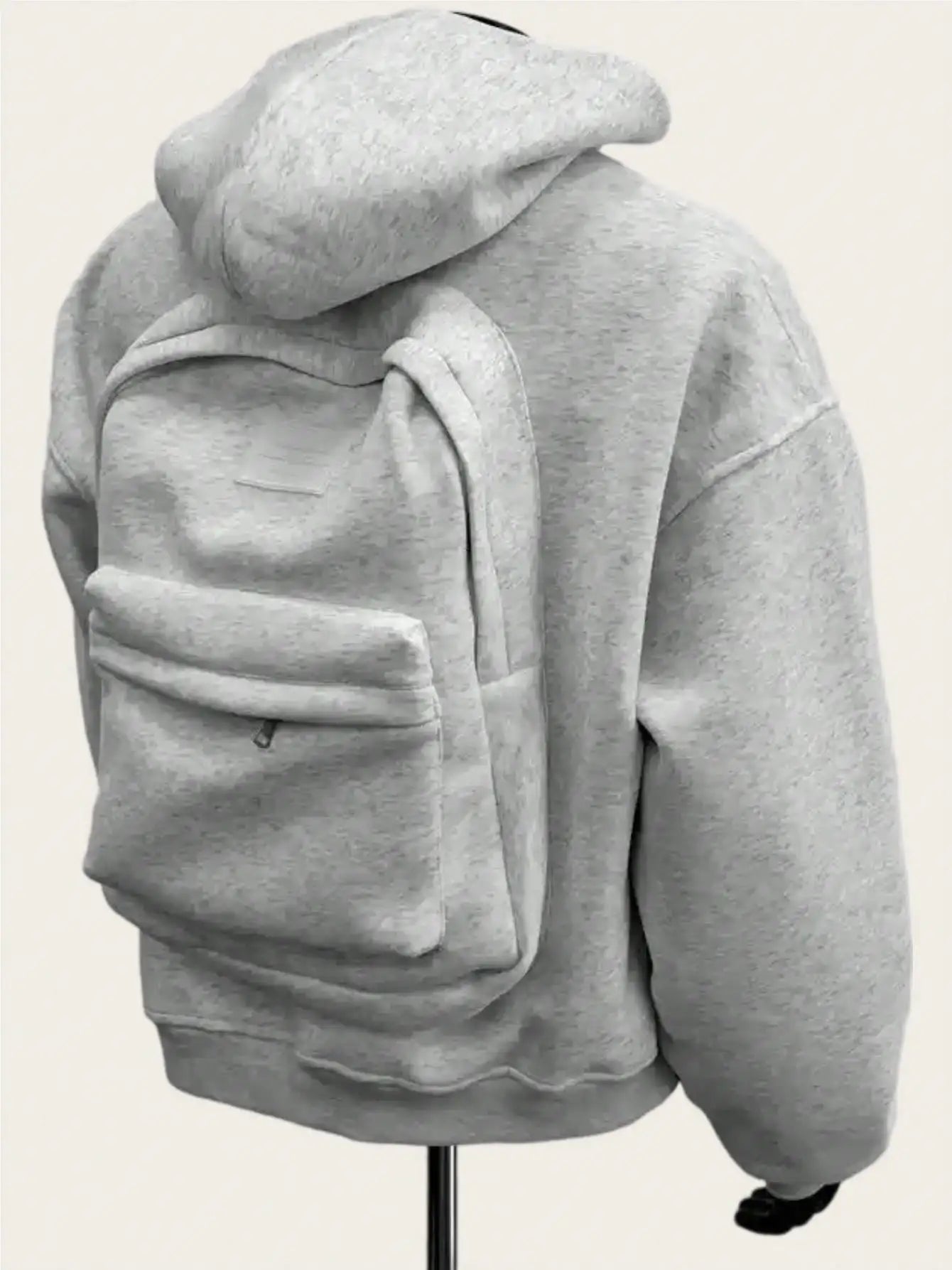 Men’s Minimalist Zip Up Hoodie Jacket