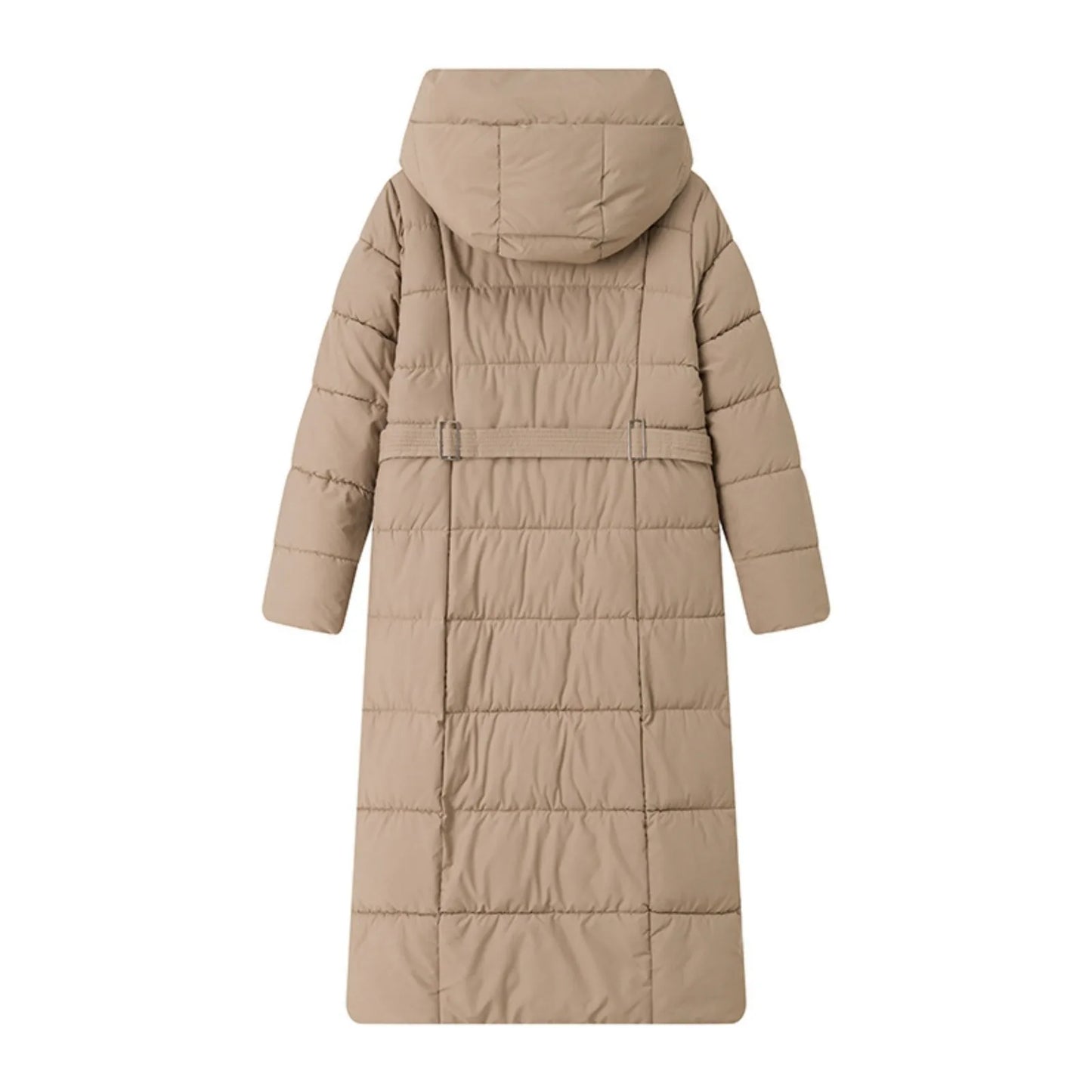 Black Winter Coat 2024 New Women's Thick Cotton Parka Jacket Korean Oversized Loose Hooded Coats Female Casual Long Overcoat