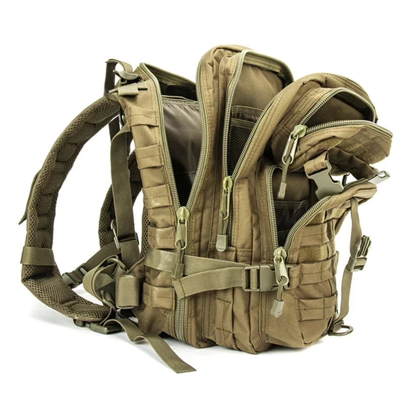 35L Tactical MOLLE Backpack with Padded Shoulder Straps