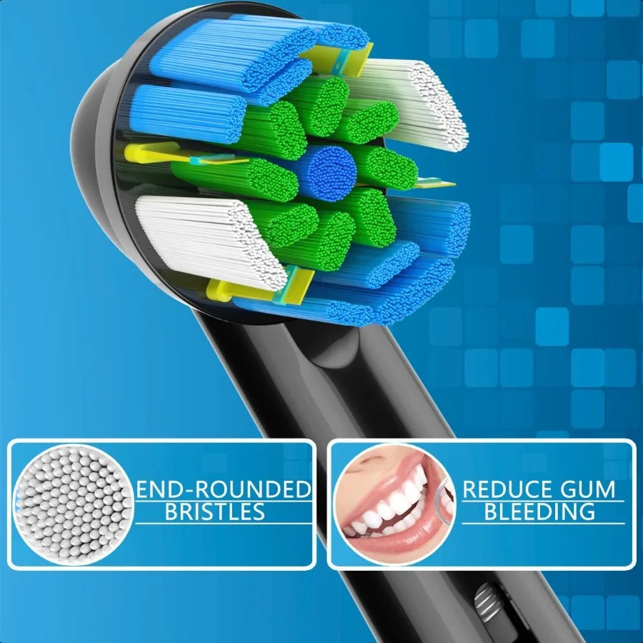 Replacement Heads Compatible With Oral B Pro 1000 7500 300