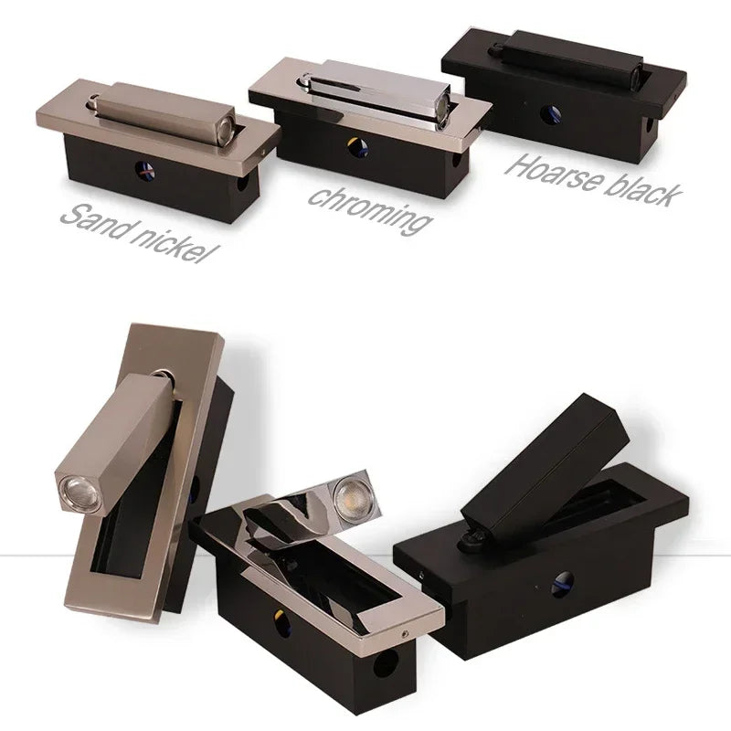 Indoor LED Wall Light Nordic Spot Lights For Bedroom Beside Living Room Hotel Modern Rotation Folding Headboard Reading Lights