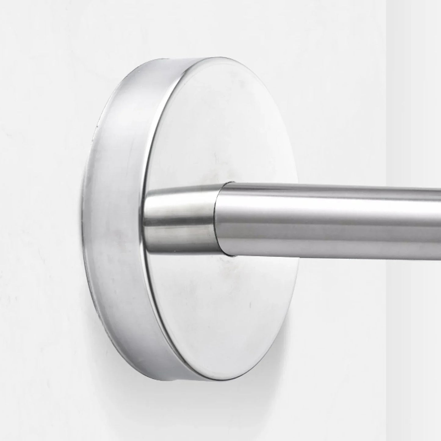 Stainless Steel Shower Curtain Rod U-Shaped Adjustable For Small Bathrooms And Bathtubs