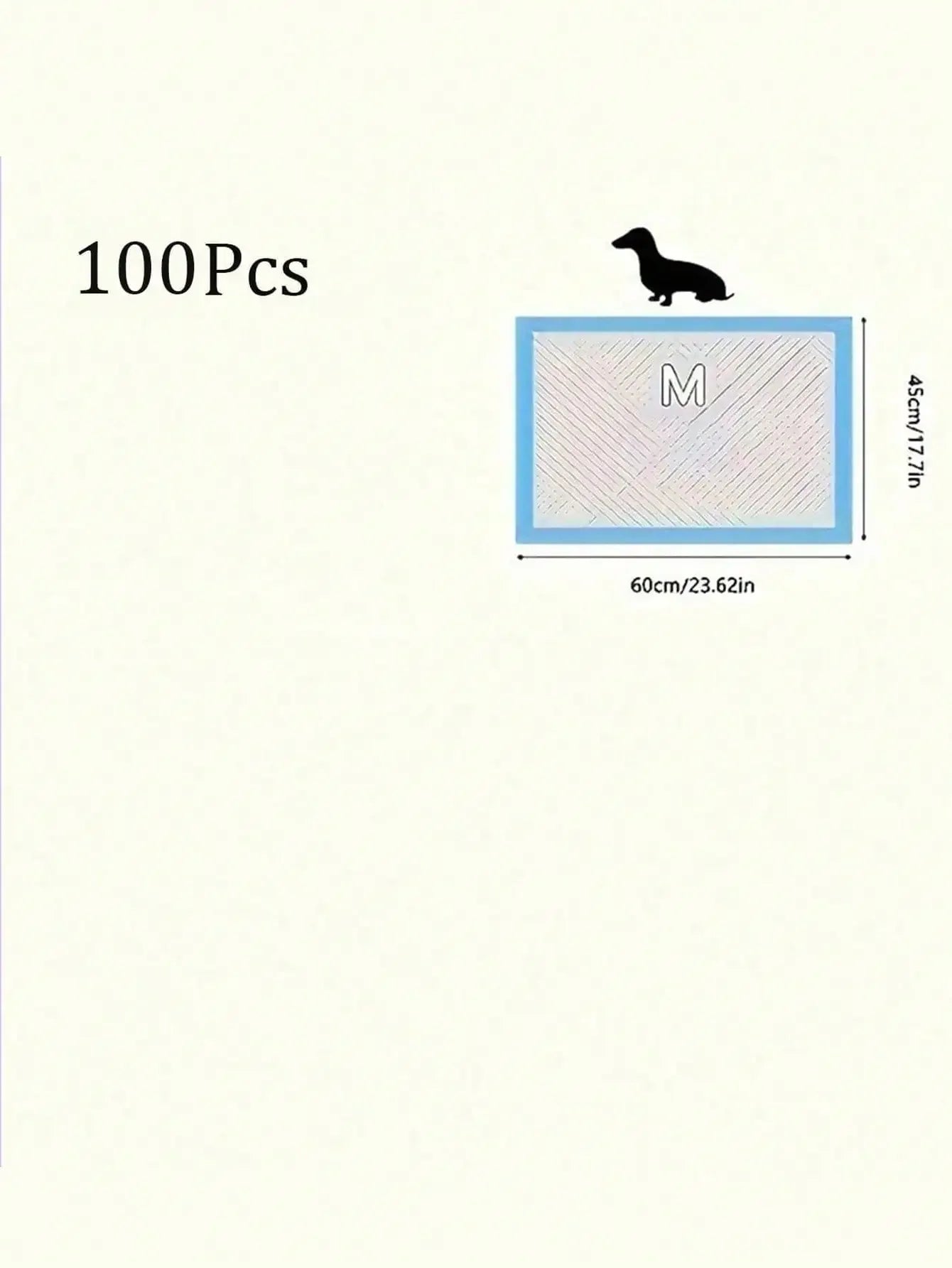 100 Pack Ultra Absorbent Puppy Training Pads