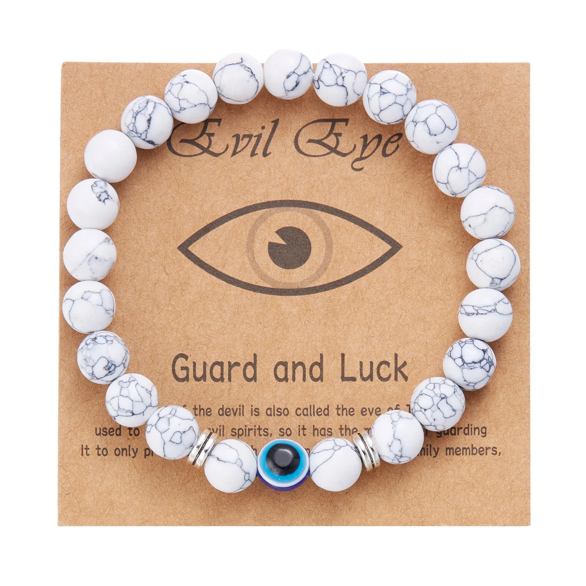 Evil Eye Beaded Bracelet  Multicolor Options