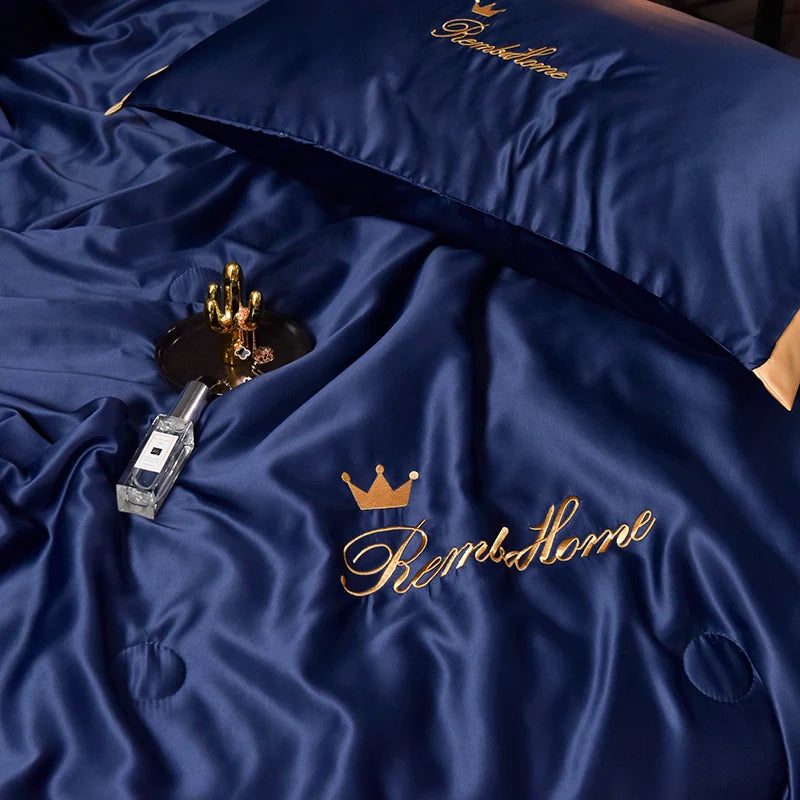 Luxury Ice Silk Cooling Summer Quilt