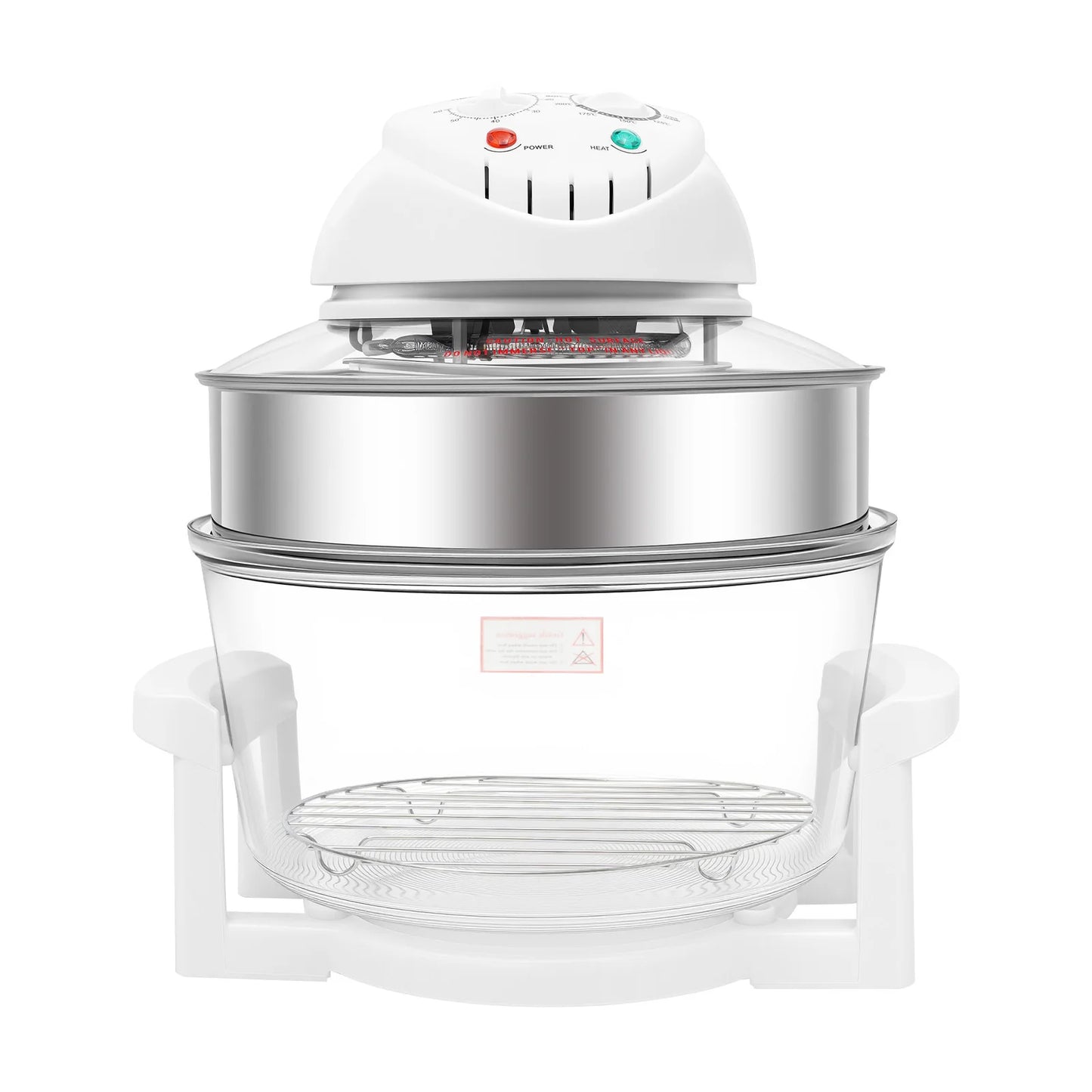 17.96QT Large Capacity Digital Air Fryer Oven 1200W–1400W with 360° Hot Air Circulation
