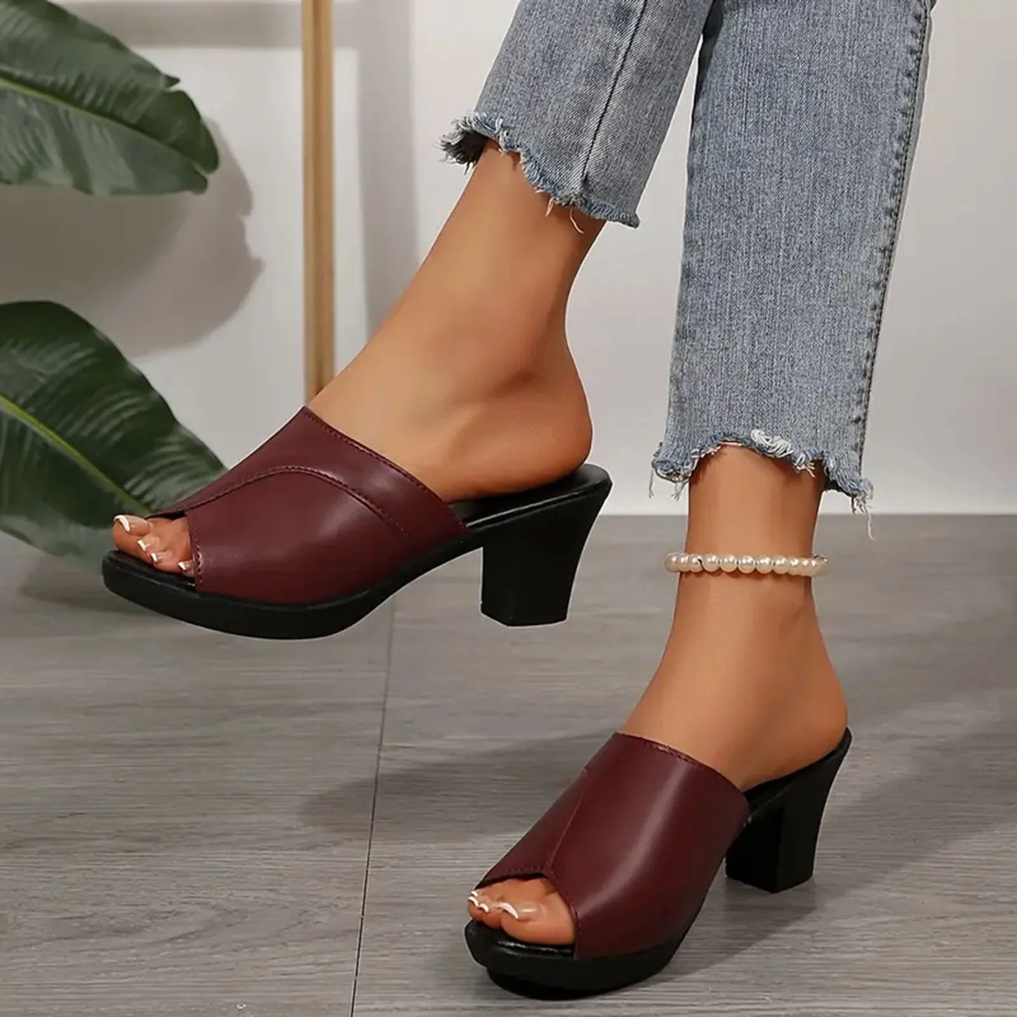 Elegant Open Toe Platform Heel Sandals for Women