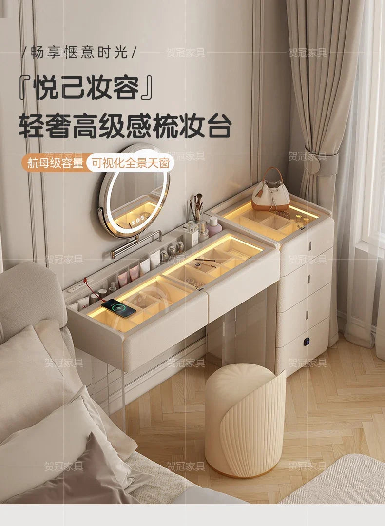Furniture Luxury Modern Makeup Home Bedroom Items Salon Bedside Table Dresser Vanity Desk Room Woman Tocadores Dressing Girls