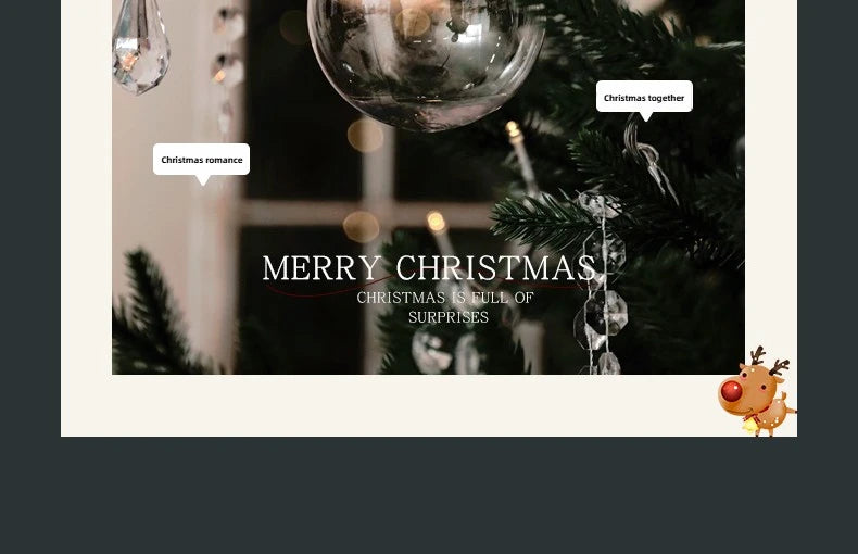 2025 new PE Christmas tree premium sense home living room DIY Christmas decoration Christmas