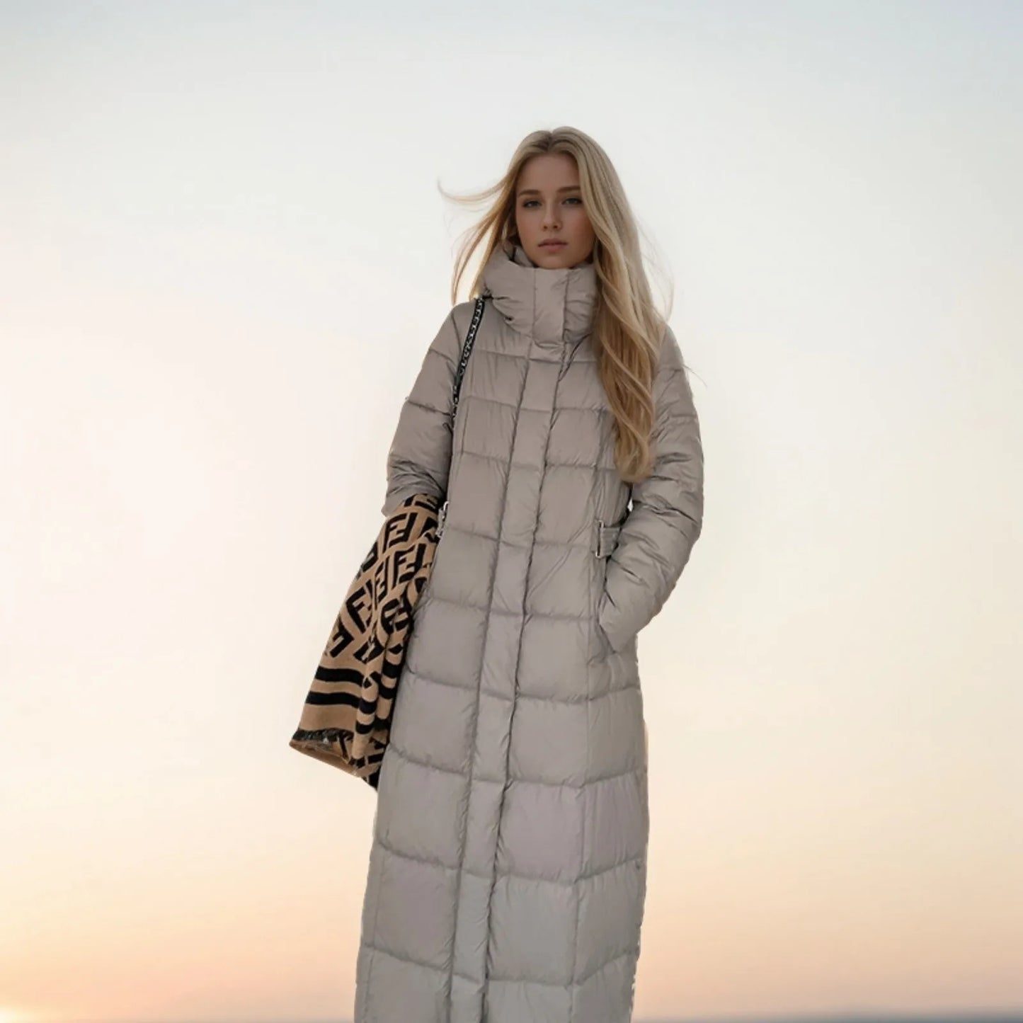 Black Winter Coat 2024 New Women's Thick Cotton Parka Jacket Korean Oversized Loose Hooded Coats Female Casual Long Overcoat