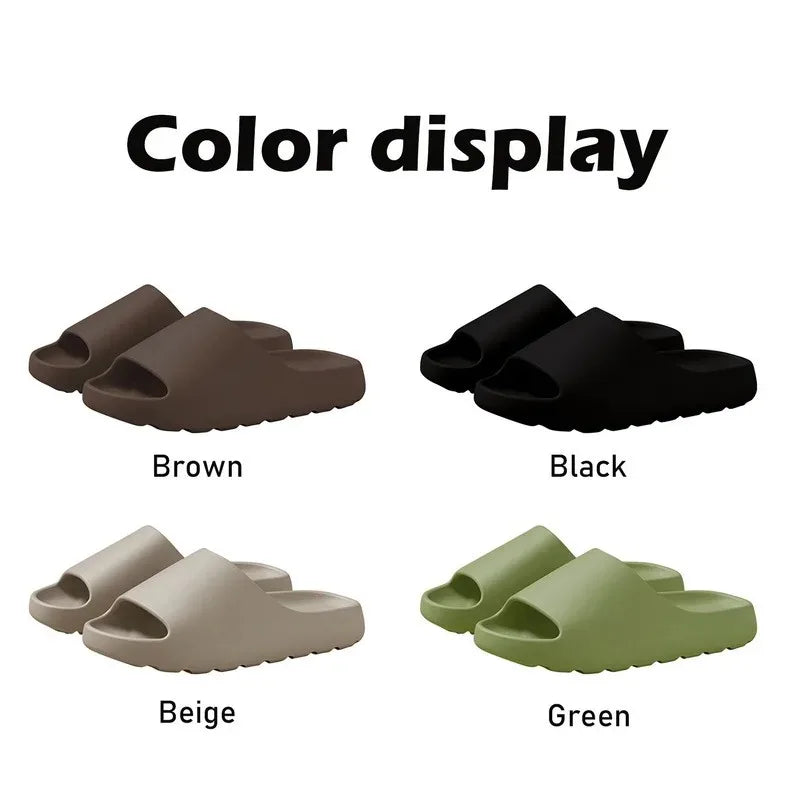 Cloud Cushion Coconut Slippers .Ultra Soft EVA Comfort Slides