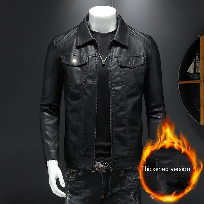Men’s Premium Leather Motorcycle Jacket