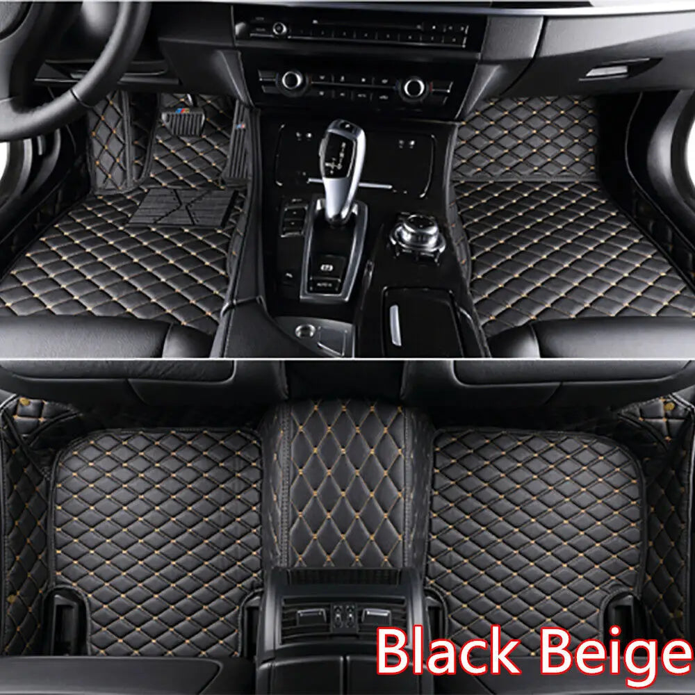 1Set Custom Car Floor Mats for BMW 14-18 5 Series F10 E60 520i/525i/528i/530i/535i Waterproof US