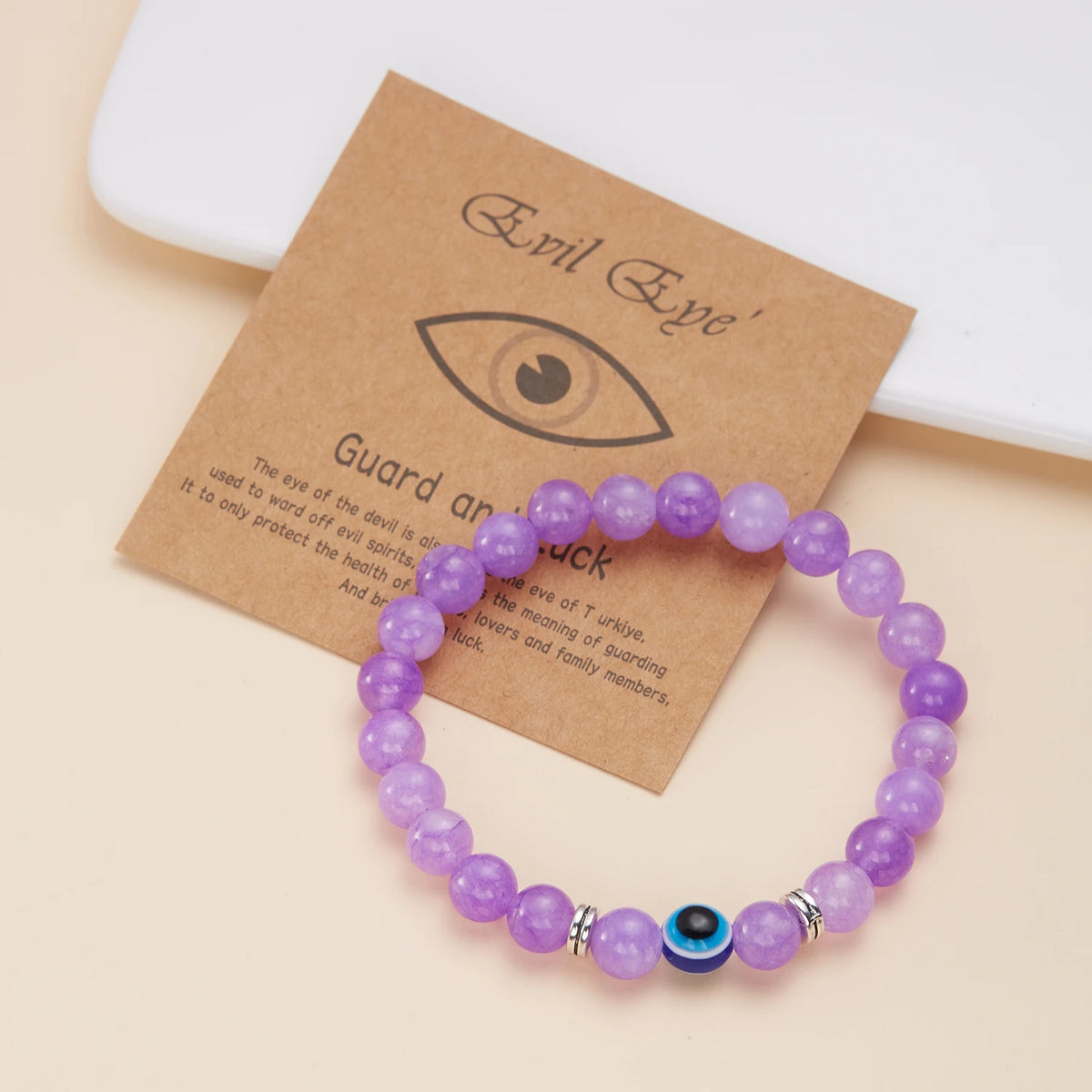 Evil Eye Beaded Bracelet  Multicolor Options