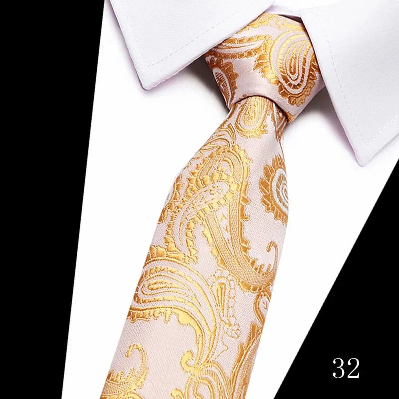 Luxury Men’s Fashion Necktie.Business, Wedding & Formal Tie