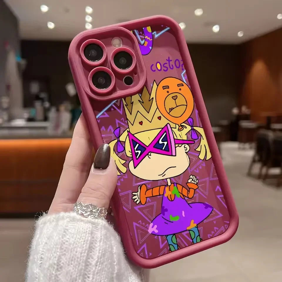 Luxury Metal Camera Lens Protection Phone Case For iPhone Samsung