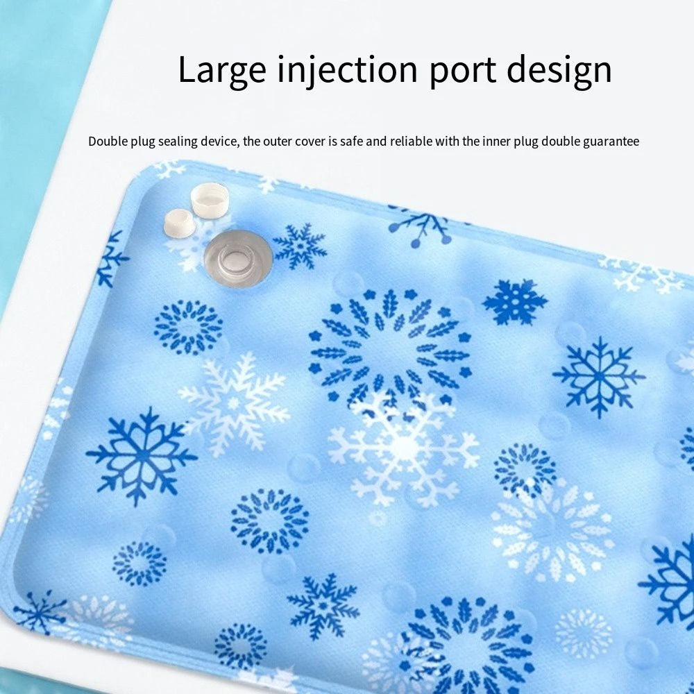 Self Activated Ice Gel Cooling Mat for Dogs & Cats.Reusable Washable Summer Pet Cooling Pad