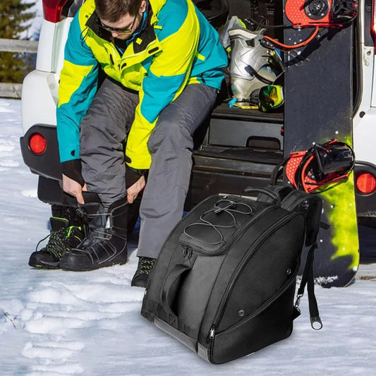 Ice Ski Snow Boots Storage Bag Adjustable Waterproof