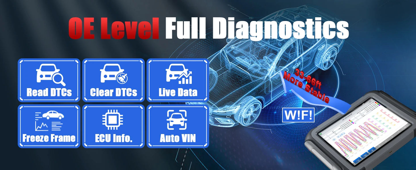 XTOOL D9S PRO D9SPRO WIFI Diagnostic Tool ECU Programmer Automotive Scanner Topology Map VAG Guided 42+Resets FCA/CANFD/DOIP