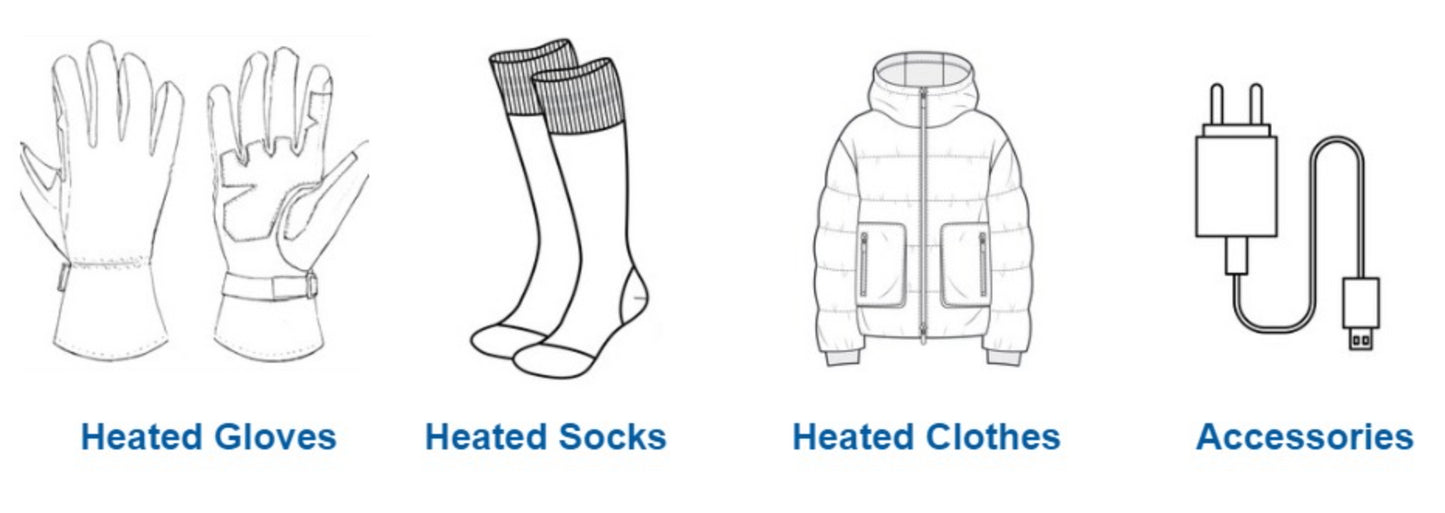 Savior Heat Heated Mittens Waterproof Skiing Gloves