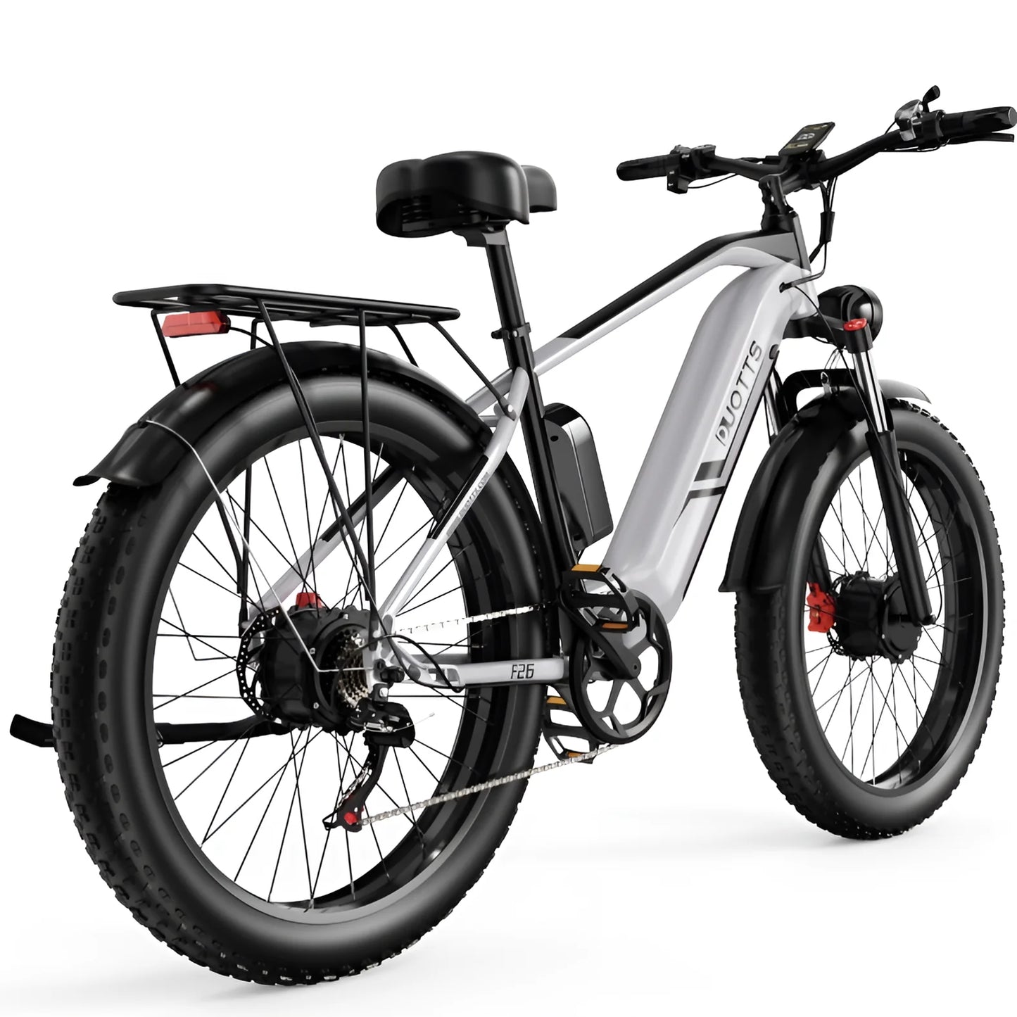 F26 Electric Bike 1500W Dual Motors 48V20AH Lithium Battery Electric Bicycle Hydraulic Brake 26*4 Inch Fat Tire Mountain E-bike