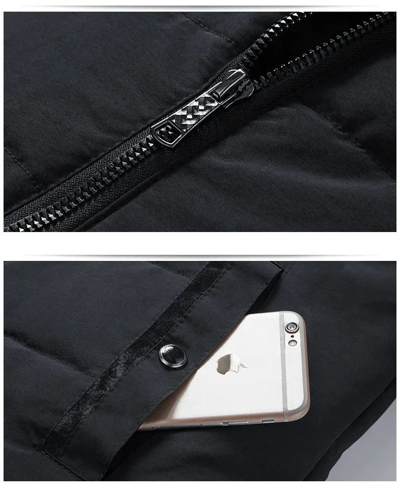 Men’s Plush Winter Puffer Jacket