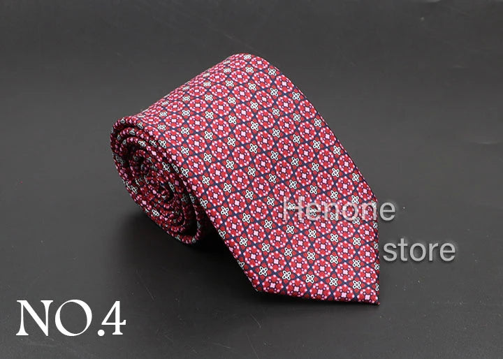 Luxury Floral & Paisley Men’s Silk Necktie .Wedding & Business Tie