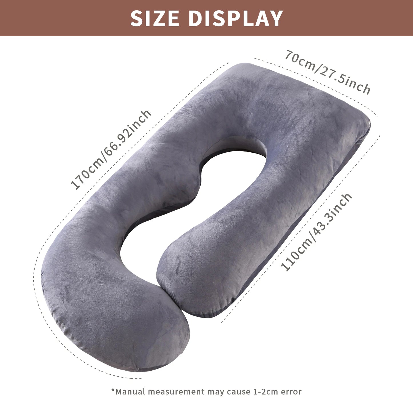 G Shaped Maternity Pillow Full Body For Pregnant Women