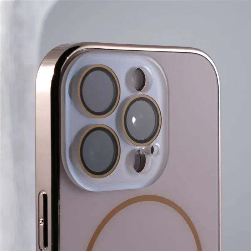 Sleek Magnetic Protective Phone Case with Camera Guard