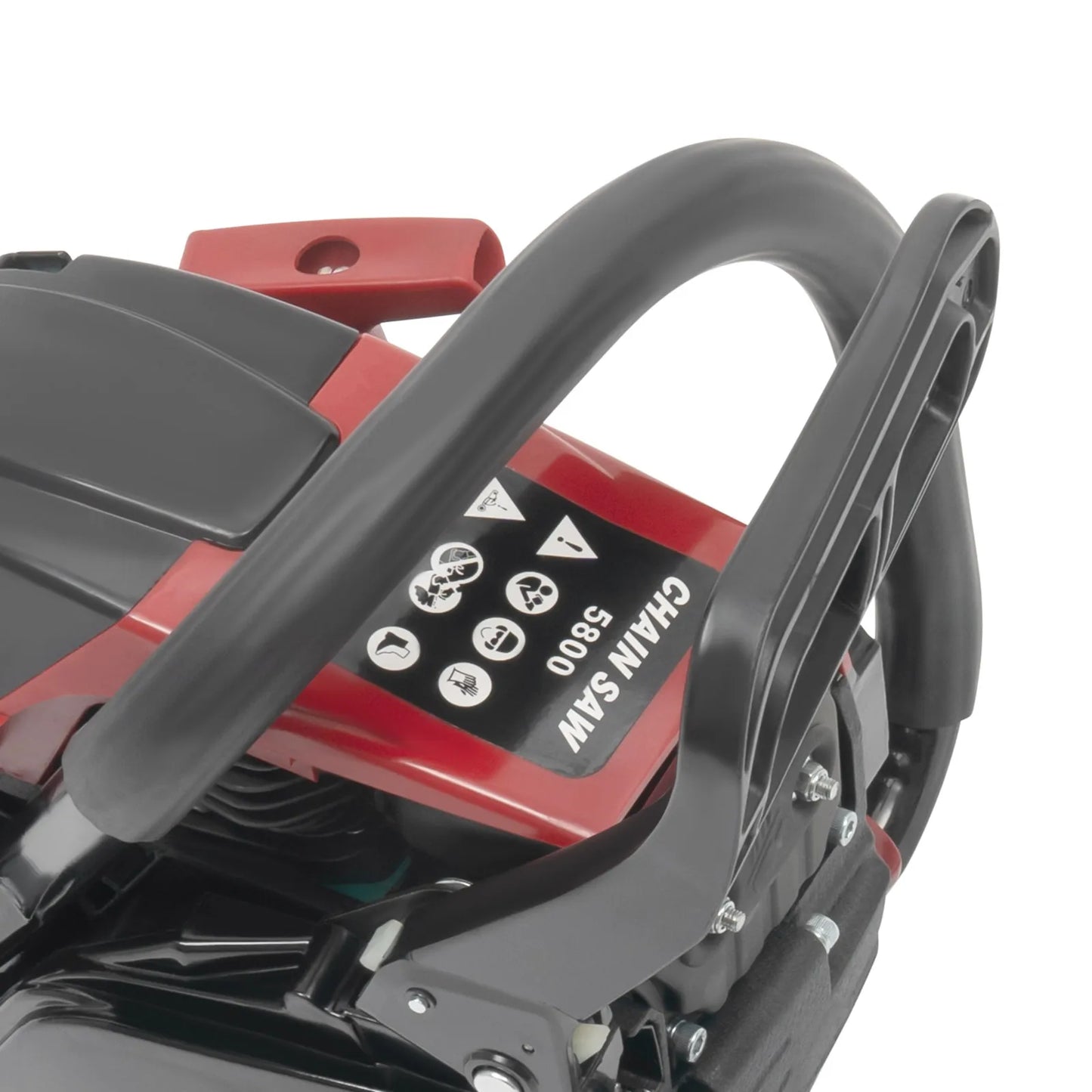 58CC 20 Inch Gasoline Chainsaw Single Cylinder Air-cooled 2-Stroke Low Noise Gas Chainsaw for Wood Cutting Garden