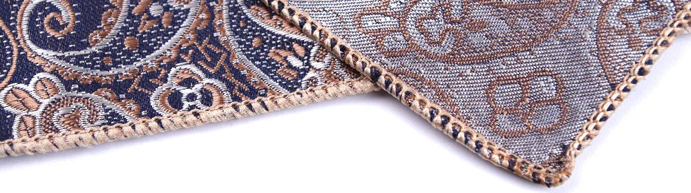 Men’s Designer Pocket Square Handkerchief Set. Elegant Suit Accessories