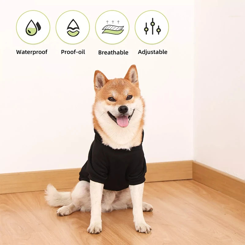 Warm Fleece Dog Hoodie Jacket