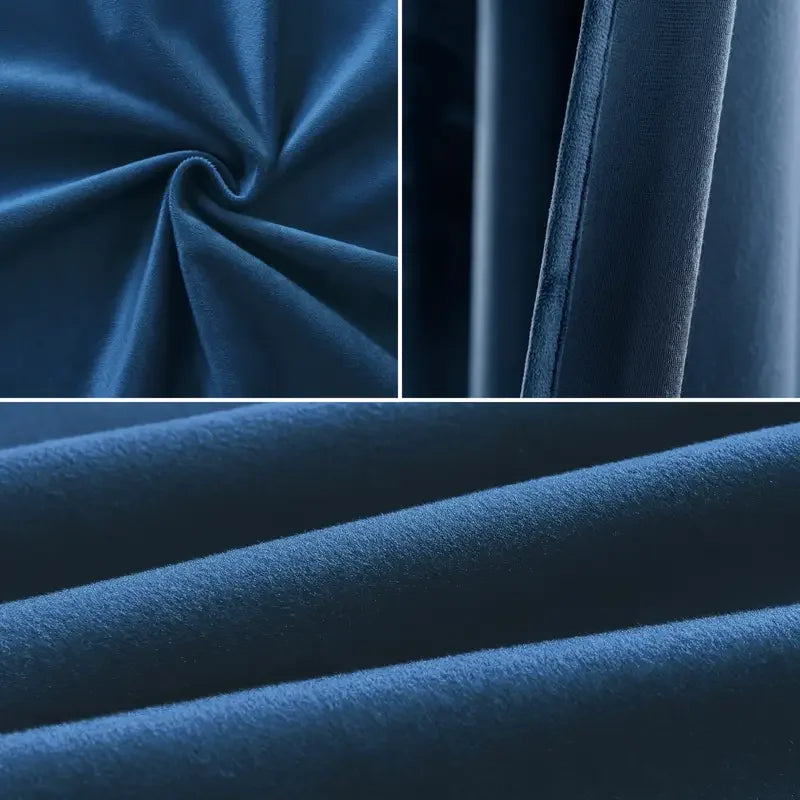 Luxury Velvet Blackout Window Curtains