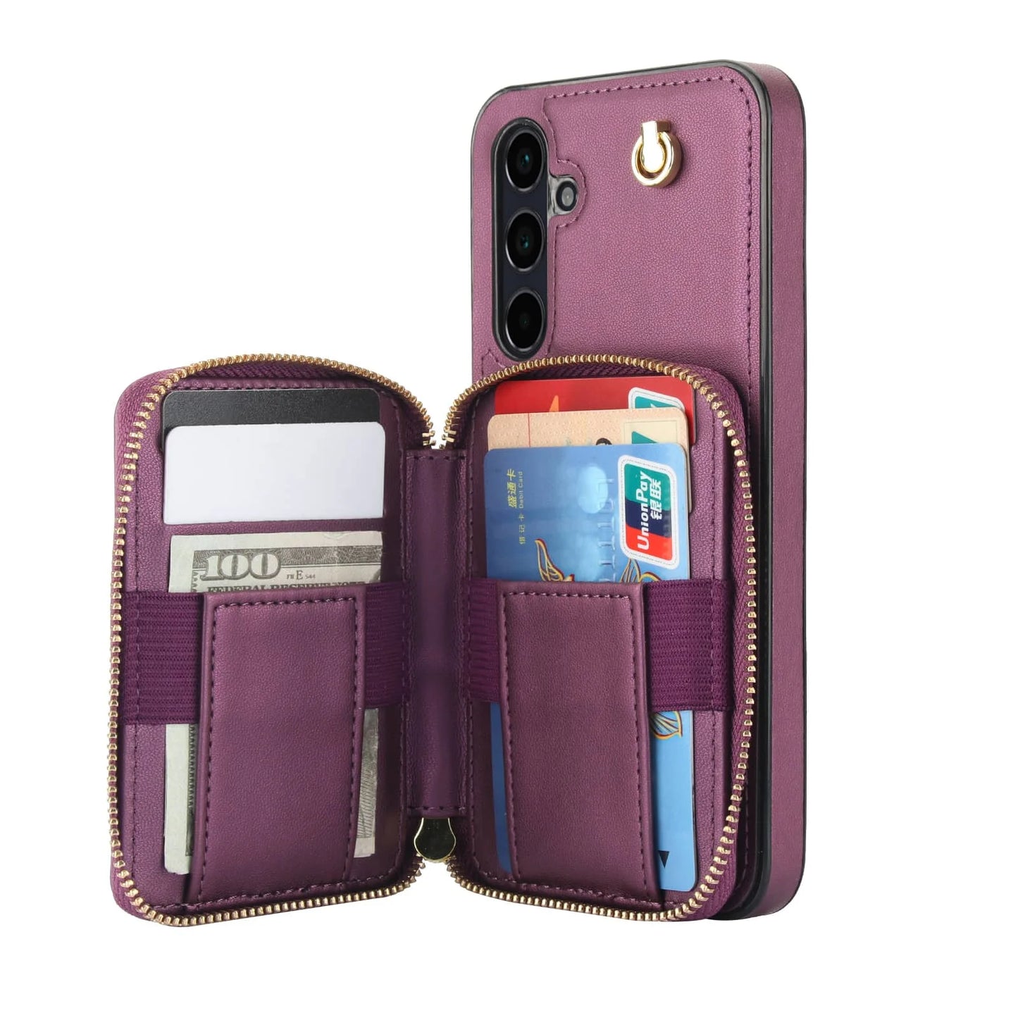 Luxury Crossbody Wallet Phone Case for Samsung Galaxy &nbsp;Card Holder, Strap, Shockproof Protection