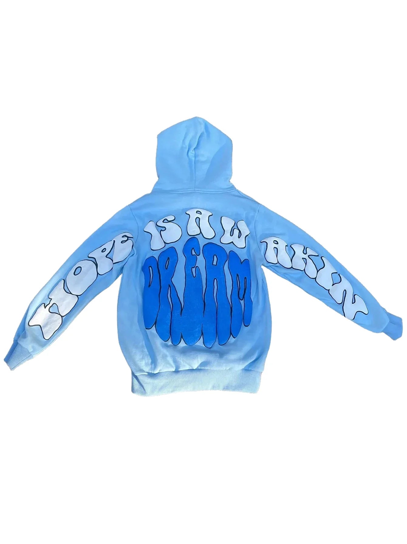Y2K Eye Pattern Zip Up Hoodie