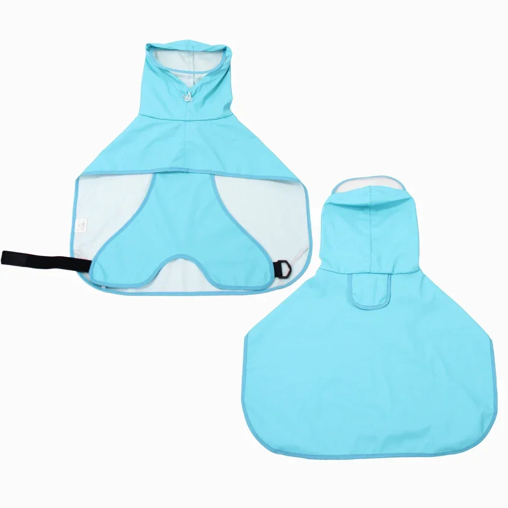 Waterproof Puppy Dog Raincoat with Hood