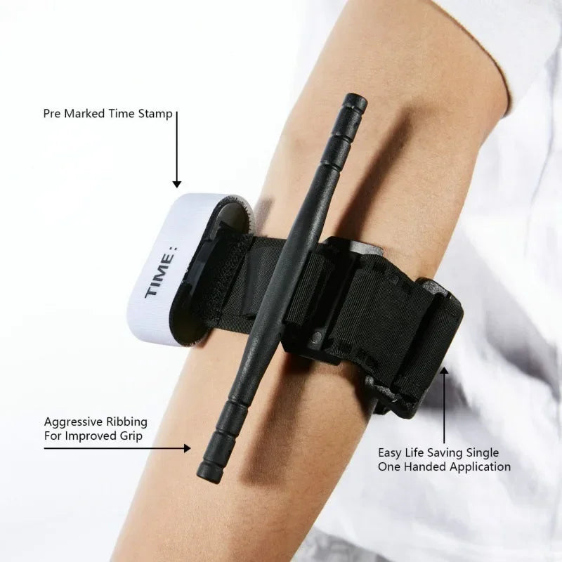Tactical Emergency Tourniquet – Outdoor First Aid Bleeding Control Survival Gear