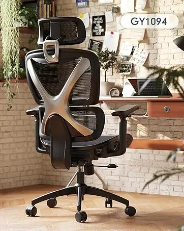 Ergonomic High Back Office Chair with Headrest & Flip Up Arms