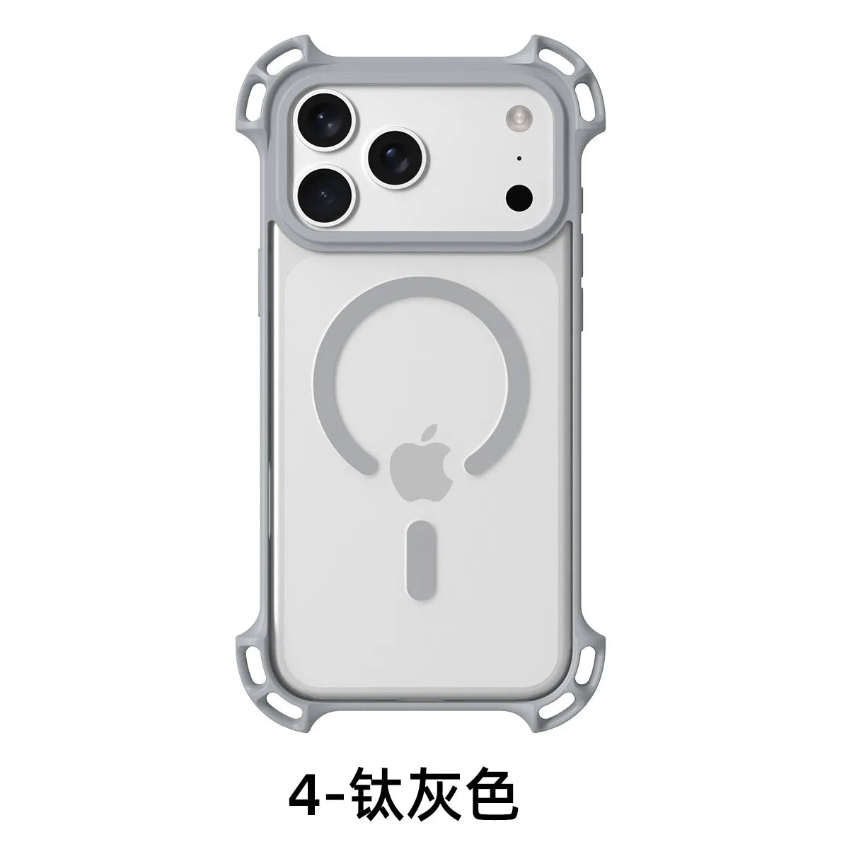 Clear Magnetic Protective Phone Case with Reinforced Corners