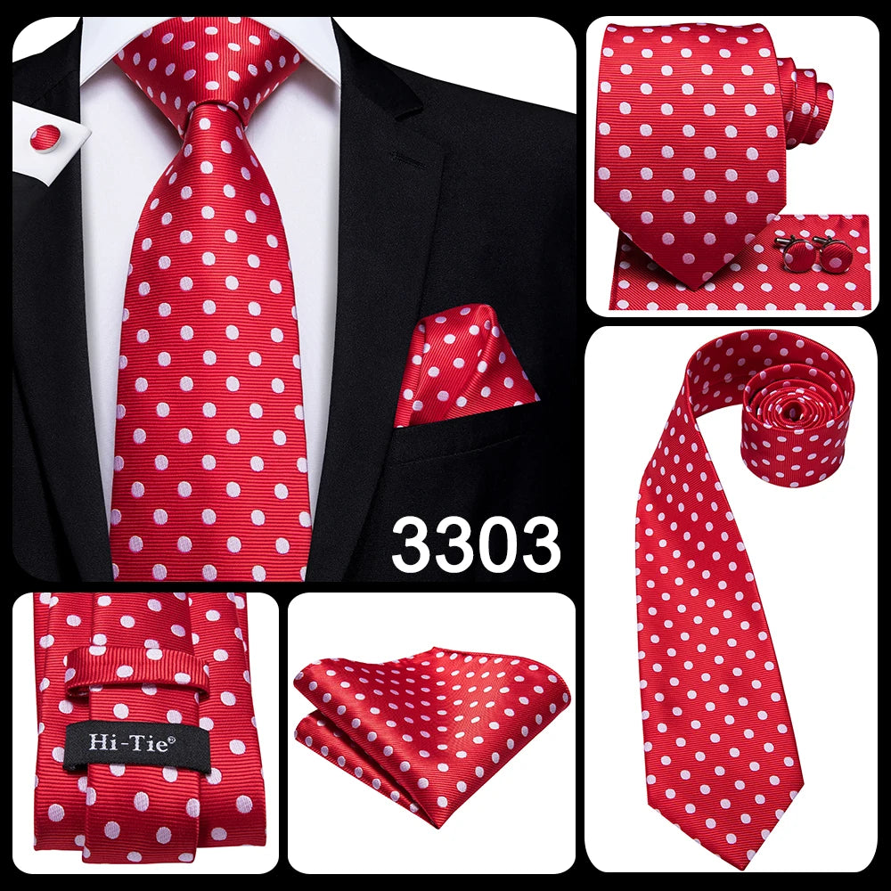 Luxury Burgundy Paisley Men’s Tie Set. Silk Formal Necktie & Pocket Square